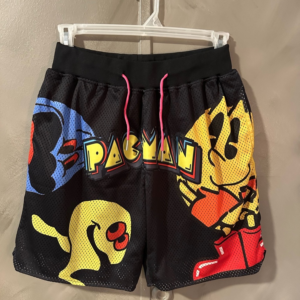 Pac-Man Black Athletic Shorts for Men